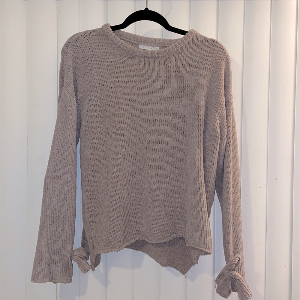 Tan sweater shirt